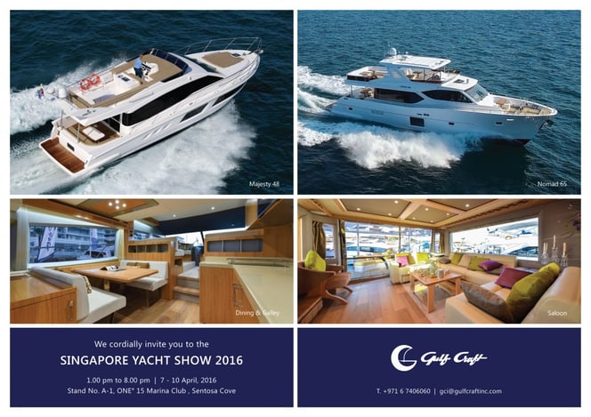 Singapore Yacht Show 2016 invite