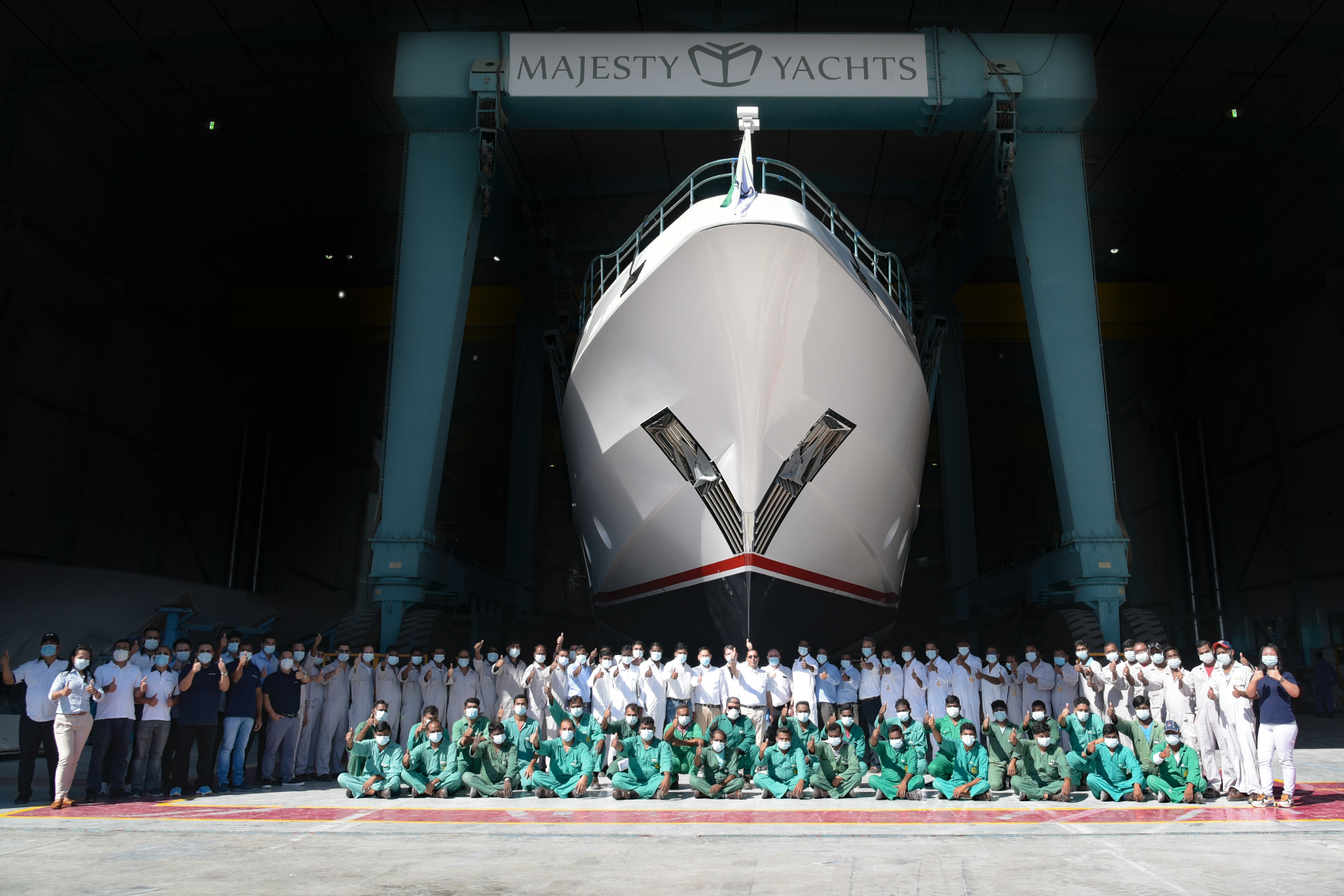 The team that built the Majesty 122 Sky Lounge