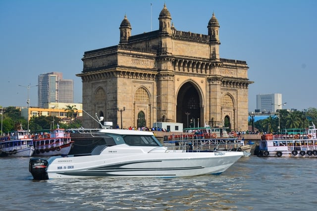 Silvercraft 36 HT in Gate of India, Mumbai India.jpg