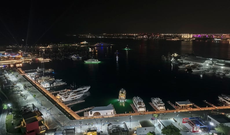 5-Gulf Craft Fleet in Old Doha Port for Qatar Boat Show 2024_2