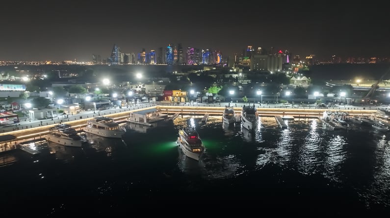 7-Gulf Craft Fleet in Old Doha Port for Qatar Boat Show 2024_4
