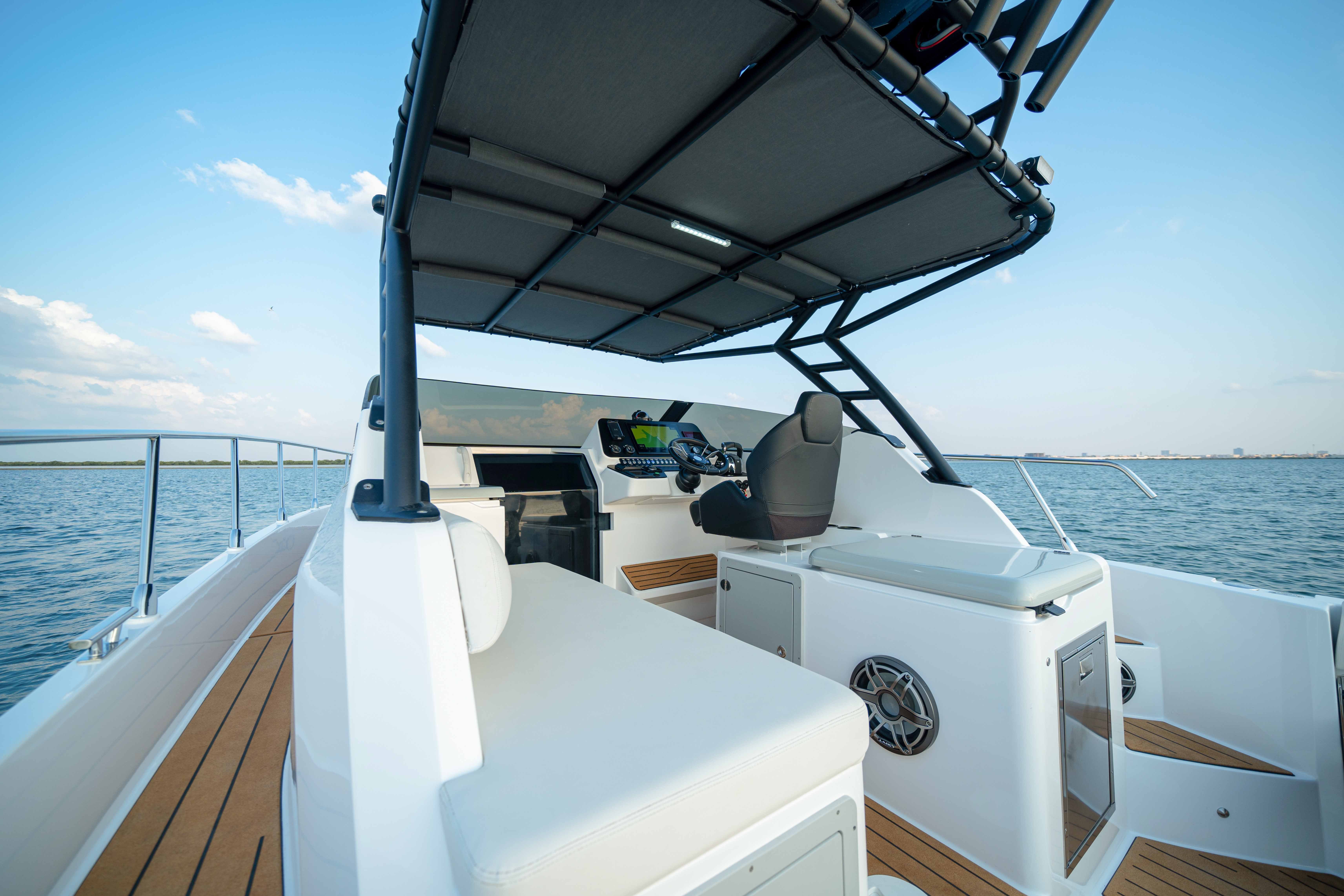 Helm and Seating Area