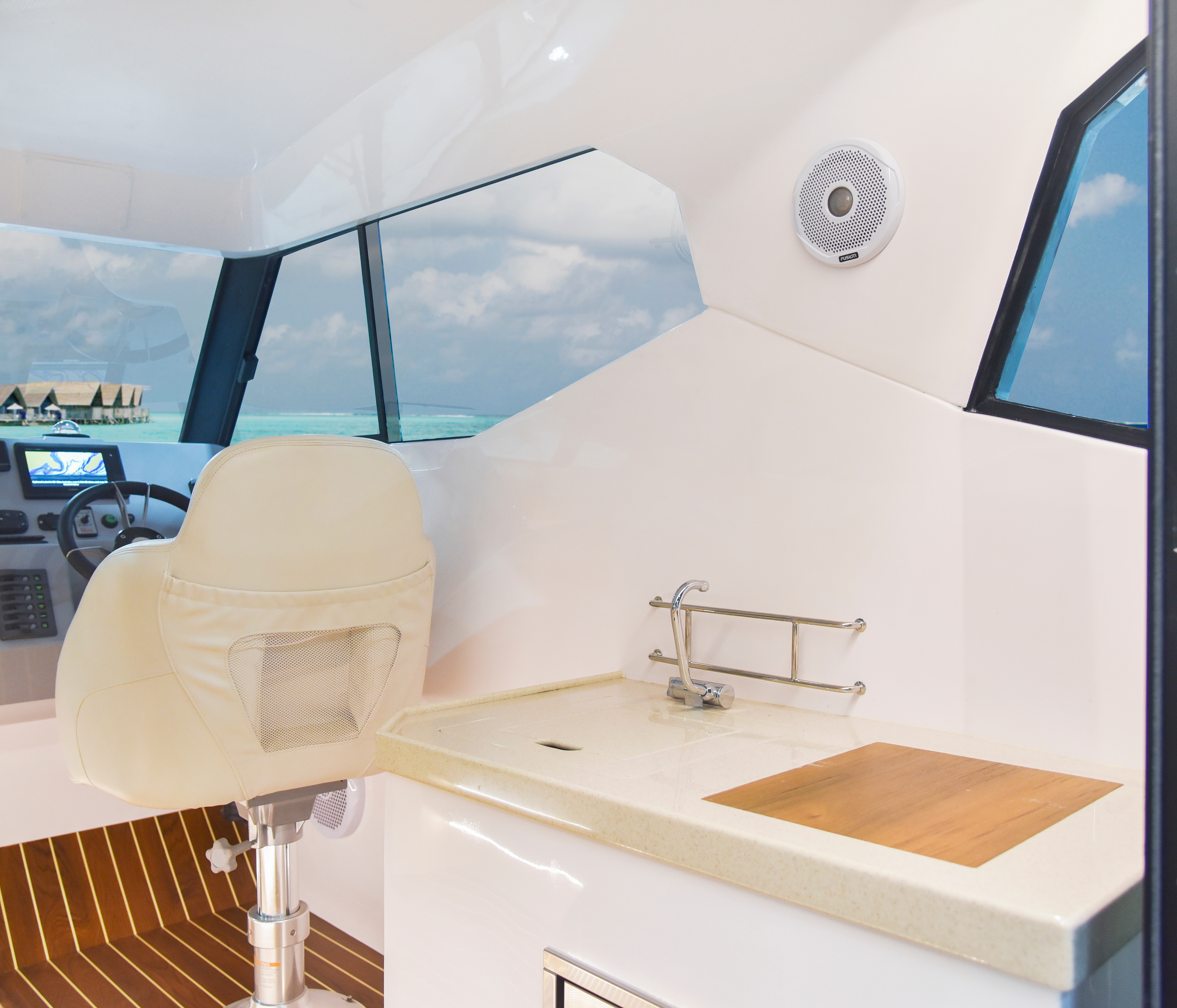 In Photos The All New Silvercraft 36 Ht Cabin Silvercraft 36 Ht Cabin Counter Sink