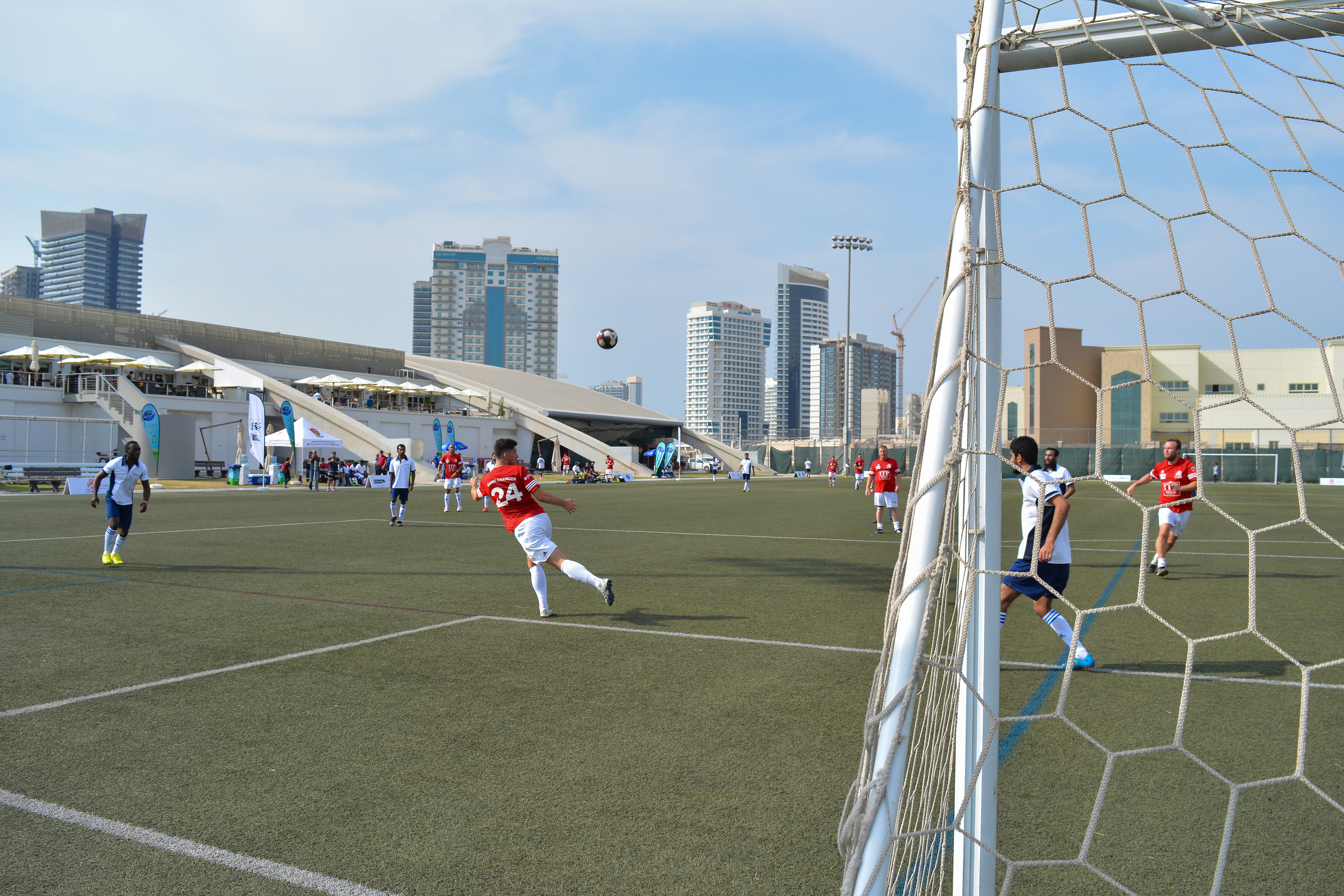 Gulf Craft team vs Heroes at the Oceans 24 Hour Football Challenge