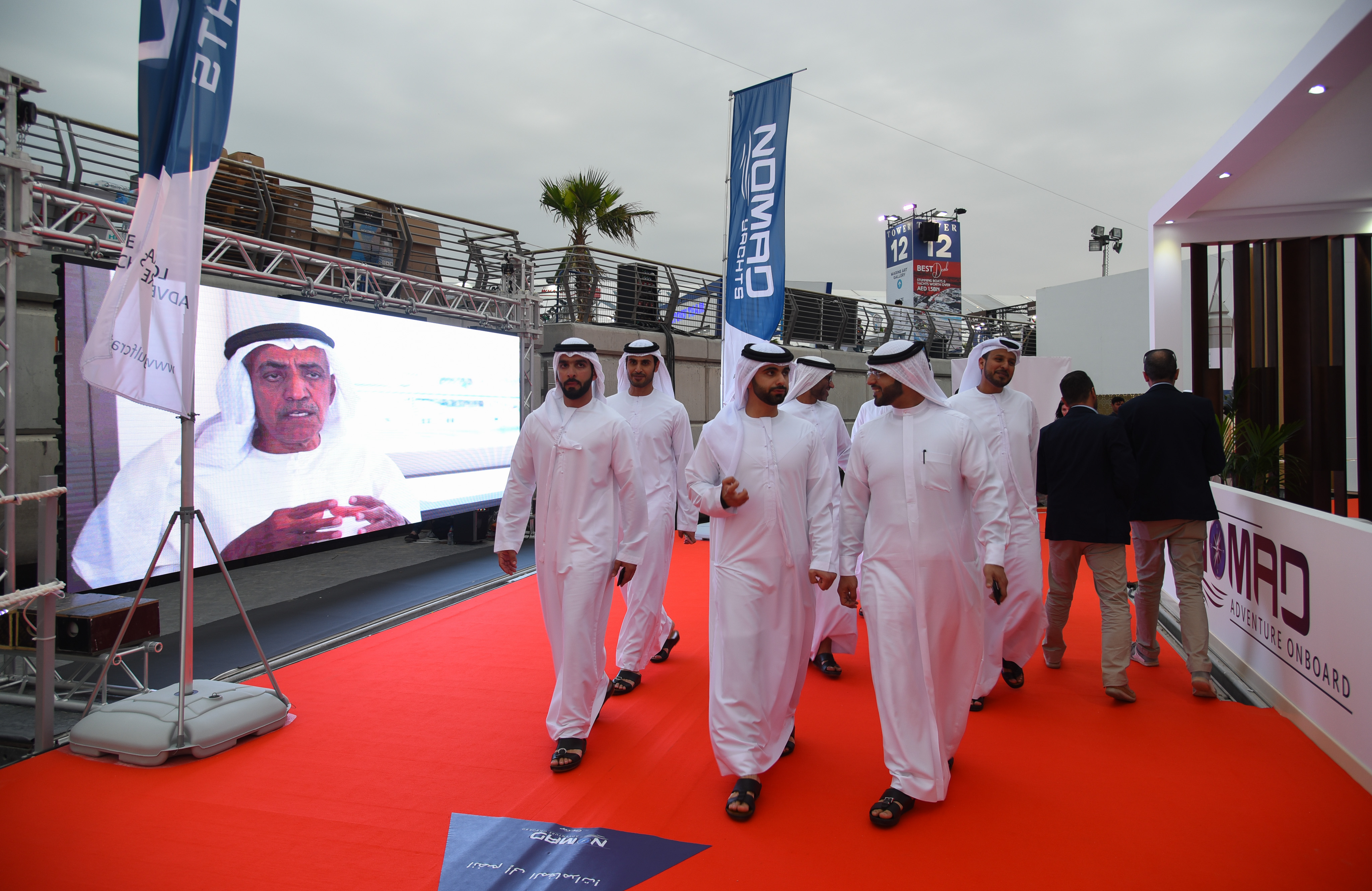 HH Sheikh Mansour bin Mohammed bin Rashid Al Maktoum visits Gulf Craft