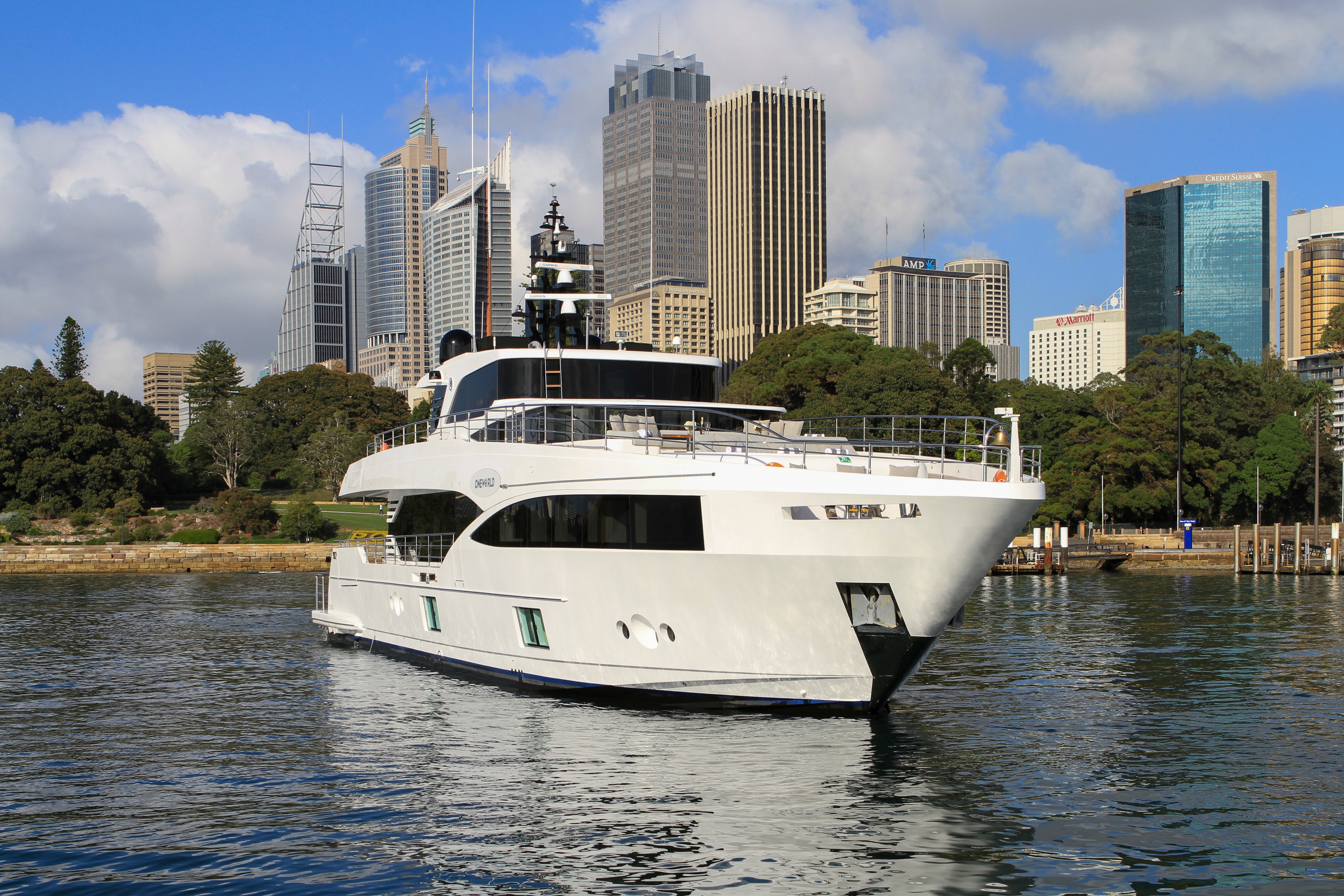 Majesty 100-3 MY Oneworld Sydney Harbour 7 April 2018 Richard Morris Australian Superyachts (143).jpg