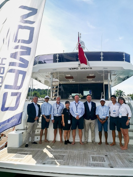 Gulf Craft at Singapore Yacht Show 2019 Day group shot