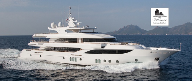  Majesty 155 Wins Best Asian Built Yacht